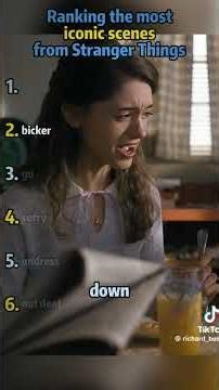 RANKING TOP ICONIC SCENES IN STRANGER THINGS #strangerthings #strangerthings5 #netflix