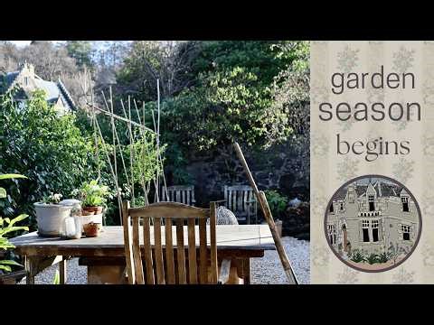 Spring Gardening Begins! Refreshing Garden Pots & First DIY Outdoor Project