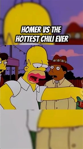 Homer Instantly Regrets the World’s Spiciest Chili 🌶️