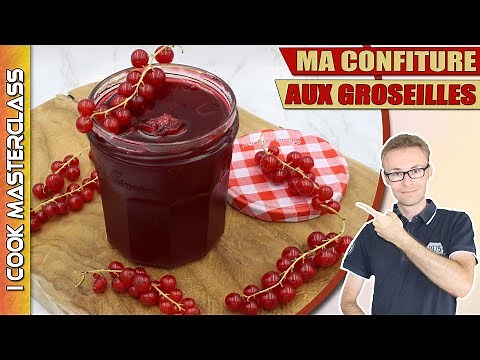 ✅ LA MEILLEURE RECETTE DE CONFITURE AUX GROSEILLES ROUGES ! Comme une gelée de groseille rouge