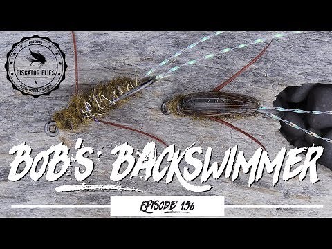 Tying Bob's Backswimmer Stillwater Fly Pattern - EP 156 PF #PiscatorFlies