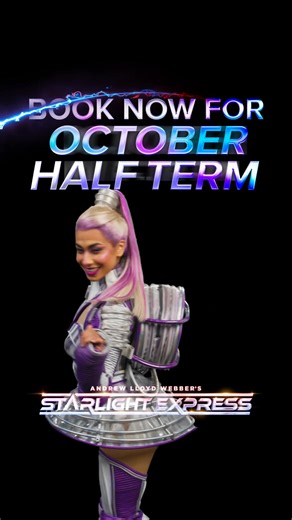 Race to see it this Half Term for a family adventure like no other! Immerse yourself inside a world of speed, song and storytelling at Starlight Express  | Starlight Express London | Facebook