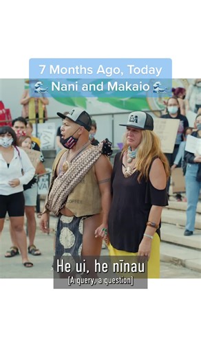At the end of our Die-In & Rise-Up program, Nani and Makaio asked a very important question of us - one that the US Navy could never answer:“Aia i hea ka wai a Kāne?”#Olaikawai #ShutDownRedHill