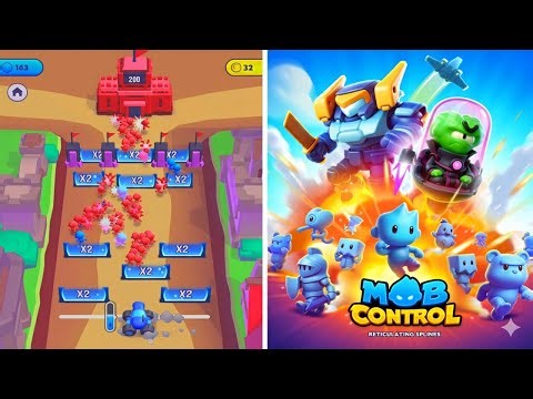 New Satisfying Mobile Games Mob Control Top TikTok Gameplay (Android, iOS) Walkthrough All Levels