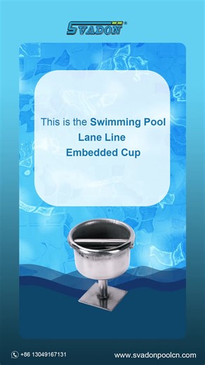 Svadon Pool lane Line Embedded Cup This swimming pool embedded cup is one of the necessary accessories for installing swimming pool lane lines. It is installed in the wall. One swimming lane line requires two embedded cups to be installed together. It allows lane lines to be tied to the wall. #poollanelineembeddedcup #poollaneropeembeddedcup #poollanelineanchors #poollanelineembeddedfittings #svadon
