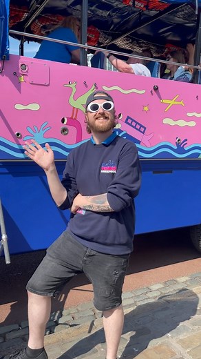 Liverpool’s newest and most exciting attraction, @splashtoursliverpool has arrived on the dock and is making waves! 🌊 Experience Liverpool like never before with Splash Tour’s eye-catching pink and blue amphibious vehicle launching tomorrow (Friday 2 August) which will take visitors on a 60-minute land and water tour across Liverpool, including a splash in the world-famous dock 🚤✨ Grab your tickets online now at📲 @splashtoursliverpool 💦 🎟️ #RoyalAlbertDock #LiverpoolTour #SummerInLiverpool 