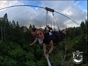 Zipline—but REVERSE! 🤪 Here's #GoProFamily Wayne Phoo 符雁蓉 Max Homer #GoProHERO12 Black having a crazy good time with a unique scenic journey above the treetops at CAMP SABROS Mountain Resort in Digos City, Davao del Sur during the GoPro APAC Creator Summit! 🇵🇭 Powered by Department of Tourism - Davao Region 🤩 #GoProCreatorSummitPH #GoPro #GoProPH #GoProMY #DavaoAdventures #DavaoAdventureChallenge #DiversityIsOurBeauty #LoveThePhilippines #HurleySGMY | GoPro