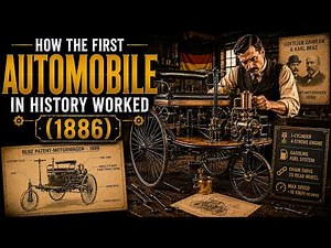 How the First Automobile in History Worked (1886)