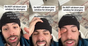 Cautious Driver Issues Warning On Rolling Your Window Down For Strangers. – ‘I’m speeding really fast, running red lights.’