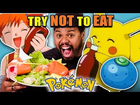 Try Not To Eat - Pokemon Food! (Rare Candy, Whipped Cream Curry, Poffins)