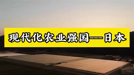 现代化农业强国--日本