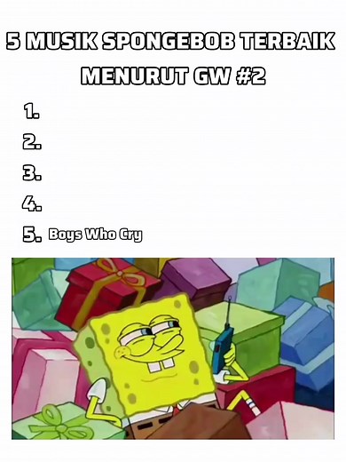 TOP 5 MUSIK SPONGEBOB PART 2 #spongebob #spongebobsquarepants #songs #fyp #foryou
