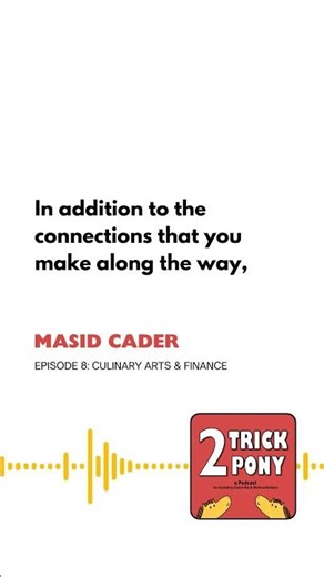 Clip from Ep8: How the Culinary Arts Build Resilience with Masid Cader