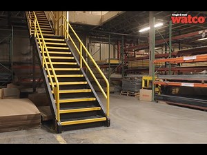 FRP Step Covers Makes Mezzanine Stairs Safer & Slip-Free Instantly