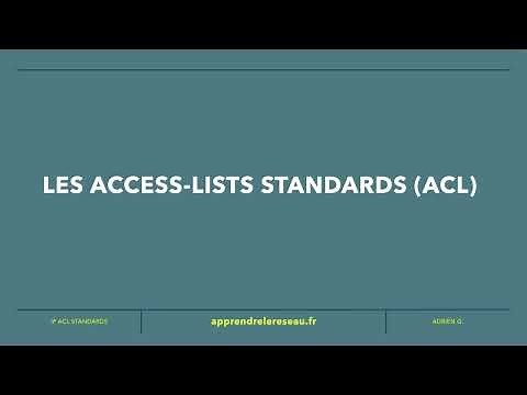 Comment configurer des ACL standards sur un routeur Cisco ?