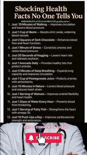 Shocking Health Facts No One Tells You