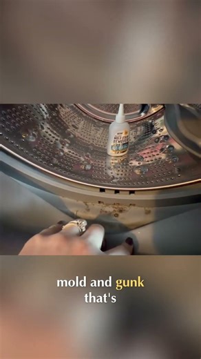 Mold Stain Remover: Washing Machine Gunk Gone! #shorts