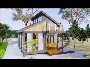 6x8 Meters Only - You Can Design a Luxurious Small Cottage House | Exploring Tiny House