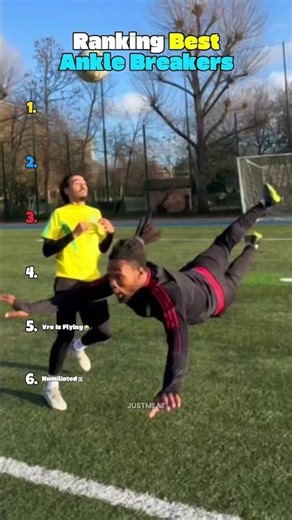 Ranking The Best Ankle Breakers! #funny #anklebreakers #basketball #soccer
