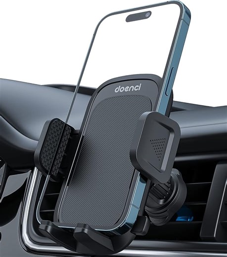 Handyhalterung Auto mit [2023 Upgrade Hakenclip], KFZ Handyhalter, 360° Drehbare Smartphone Auto Halterung Lüftung, Universal Autohalterung geeignet für iPhone 15 14 13 12 Pro Max, Samsung usw