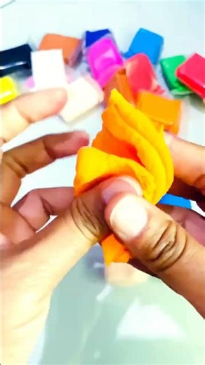 24Colors Clay Unboxing in 17s #shorts #clayasmr #clayunboxing