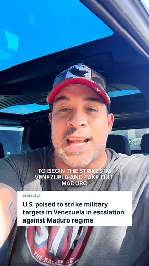 David ‘Nino’ Rodriguez | 🚨DEVELOPING: U.S. poised to strike military targets in Venezuela in escalation against Maduro regime. Maduro’s government maintains a... | Instagram