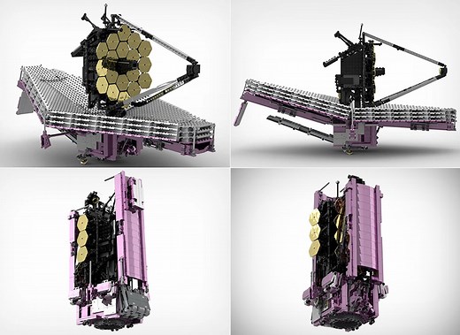 NASA's James Webb Space Telescope Becomes LEGO Ideas Set with 18 Movable Hexagonal Segments
