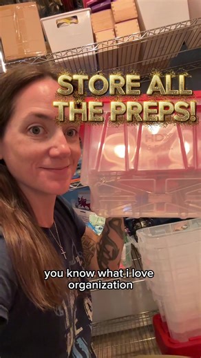 Fill your home with BINS! 😆 #prepper #survival #tips #emergencypreparedness #doomsdaypreppers