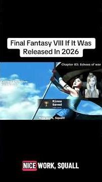Final Fantasy VIII If It Released Today 🗣️🎙️ #finalfantasy