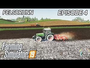 Cultivation & Planting Wheat In Small Field | FS19 | Farming Simulator 19 | Timelapse | Felsbrunn #4