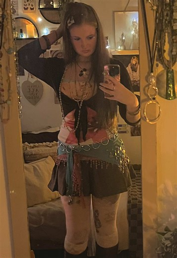 🦋🌺🐛 #whimsy #colourful #jesuslovesu #makeup #sparkle