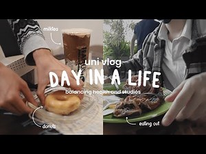 trying to balance studies & mental health | day in a life of a uni student