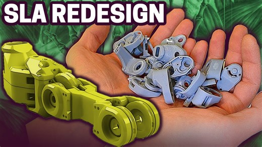 Making the Switch to SLA! - Biomimetic Mechatronic Hand Part 5