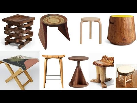 70+ Creatively Designed Wooden Stools/ Unique wooden stool design ideas for Beginners/wooden stool