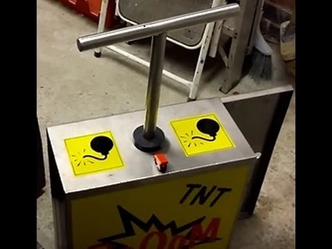 Dynamite blasting machine TNT plunger wireless firing box