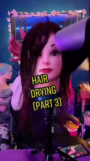 Part 3 salon roleplay (last nights live) HAIR DRYER SOUNDS! #hairwashing #wigwashing #visual #visualasmr #asmr #asmrtist #asmrroleplay #roleplay #roleplayasmr #live #asmrlive #liveclip#asmr_tingles #sound #trigger #triggers #tingles #relax #relaxing #satisfying #cosplayer #foryoupage #fyp #trend #trending #viral #추천 #경향 #트렌드 #日本語 #傾向 #トレンド #코스프레 #コスプレ