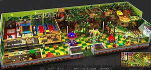 [Hot Item] Indoor Playground for Sale: Themed Areas and Obstacle Courses