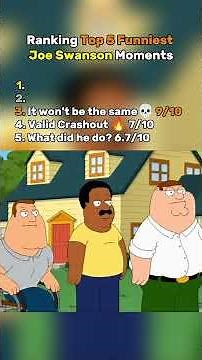 Top Funniest Joe Swanson Moments You'll Never Forget!