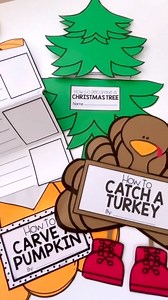 4 writing crafts for Fall and Winter 旅⛄️ https://www.teacherspayteachers.com/Product/Writing-Craft-Bundle-Thanksgiving-and-Christmas-Activities-2849906 | The Creative Classroom | Facebook