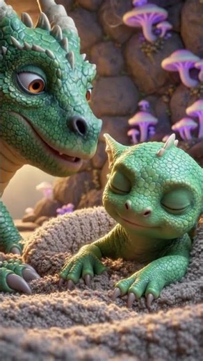 Baby Dragon’s Morning Drama 🐉💤