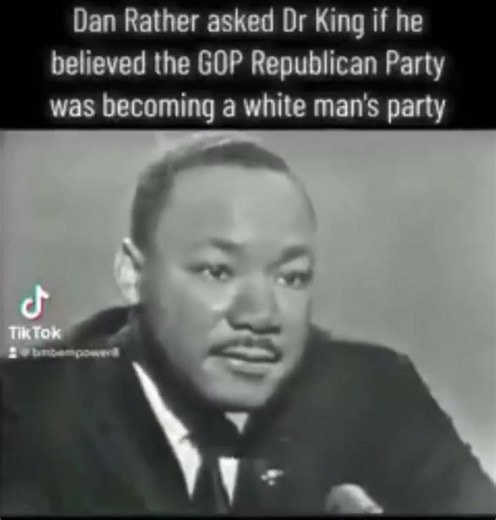 On this day: Dr. King said this on Face The Nation about the GOP being the white man party. #OTD #MLK #GOP #truth