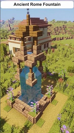 Minecraft Ancient Rome Fountain | Classical Grandeur Inspiration #shorts