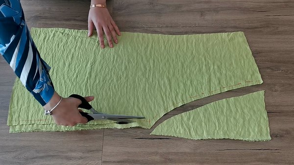 Sewing a Very Stylish Pattern-Free Dress with Less Fabric It Will Be Your Favorite 100%