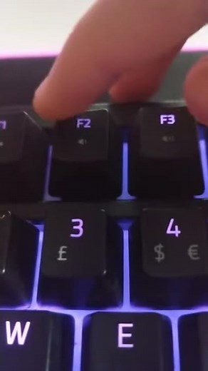 How to press the Function 2 (F2) key on a keyboard