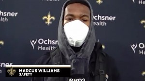 Marcus Williams on a united Saints defense in week 13 win | Saints at Falcons Postgame