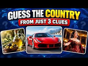 Guess 30 Countries From JUST 3 Clues 🌎 Geography Quiz
