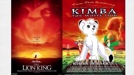 Similarities Between The Lion King and 1960s Japanese Animation Kimba The White Lion