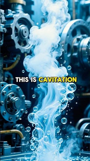 The Bubbles That Eat Metal: Cavitation Explained 🌊⚙️ #fluiddynamics