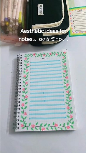 Aesthetic notes ideas✨️ #aestheticnotes #fyp #trending