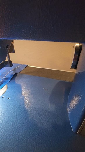 I'm working on some sailboat projects on my new Sailrite LSZ machine. This is my first attempt to sew after the assembly process. | Babs Hogan